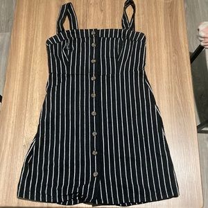 Holister Striped Button Dress